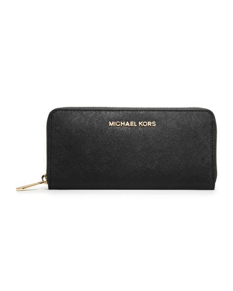 michael kors jet set saffiano leather slim wallet|Michael Kors leather continental wallet.